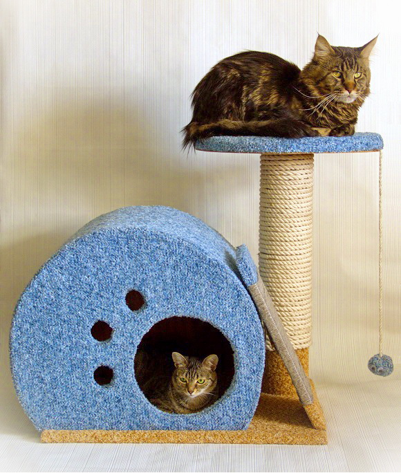 Лучшие Домики для Кошки: Чертежи (+ Фото Идей)